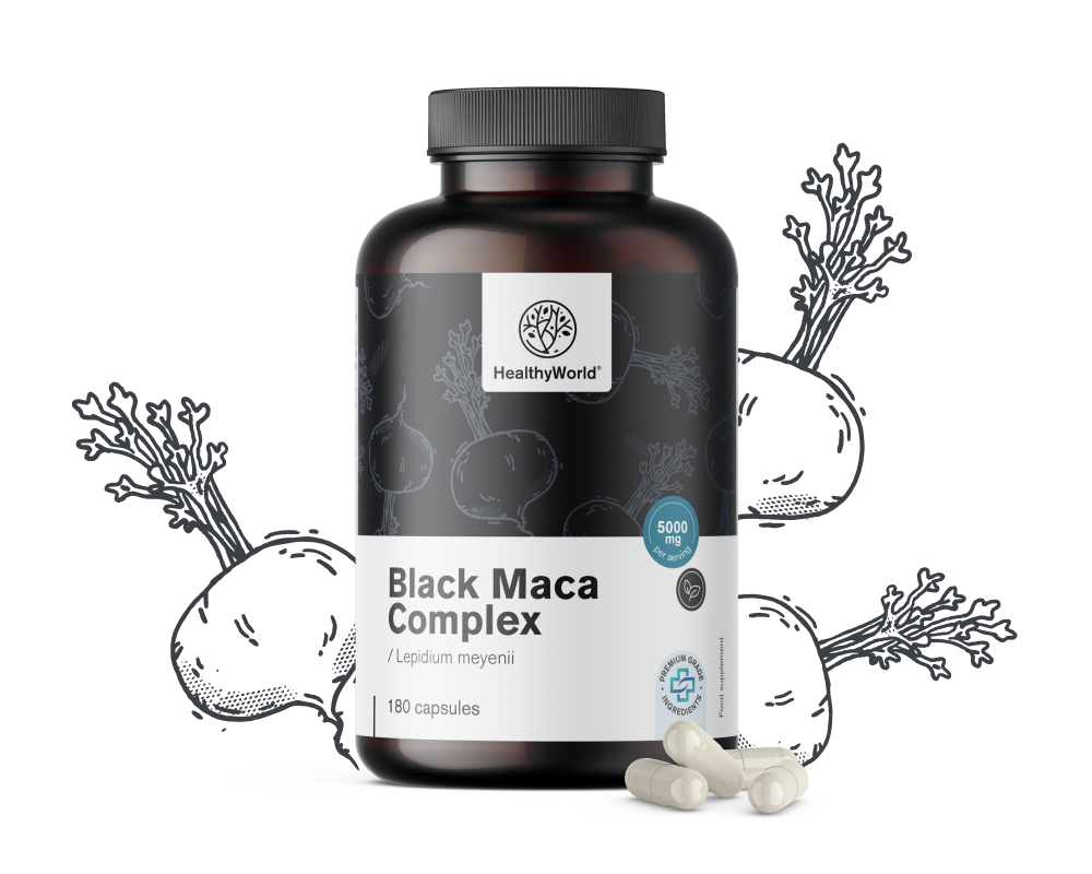 Schwarze Maca Komplex 5000 mg