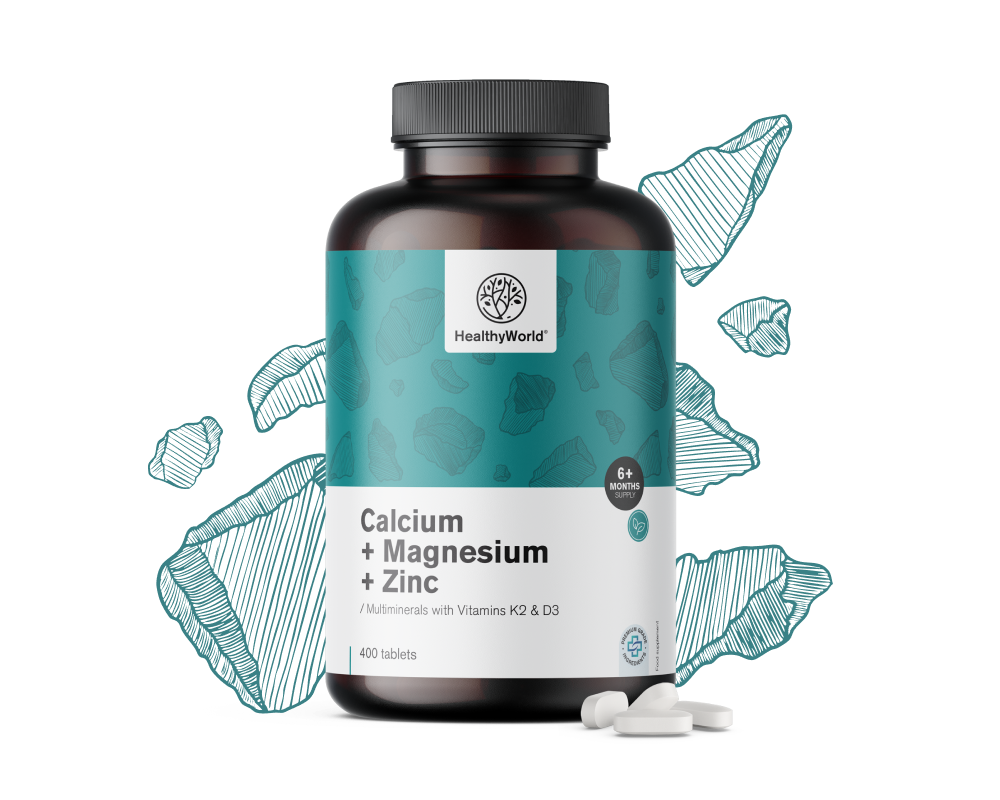 Calcium + Magnesium + Zink