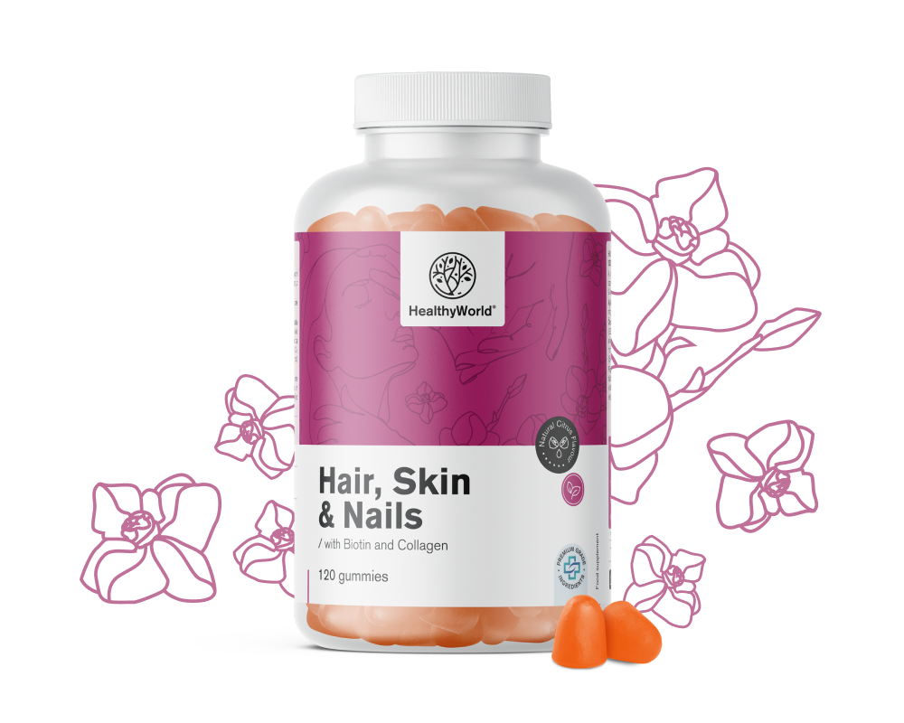 Hair, Skin & Nails - Gummis für Haare, Haut und Nägel
