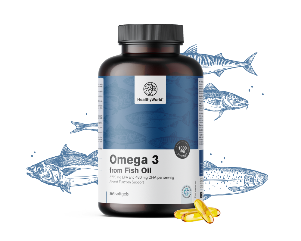 Omega-3 1000 mg – aus Fischöl
