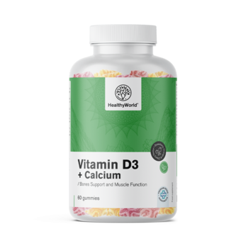 Vitamin D3 + Calcium, 60 Gummibonbons