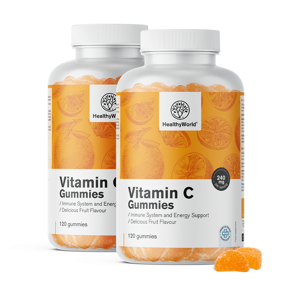 Vitamin C in Gummibärchen.