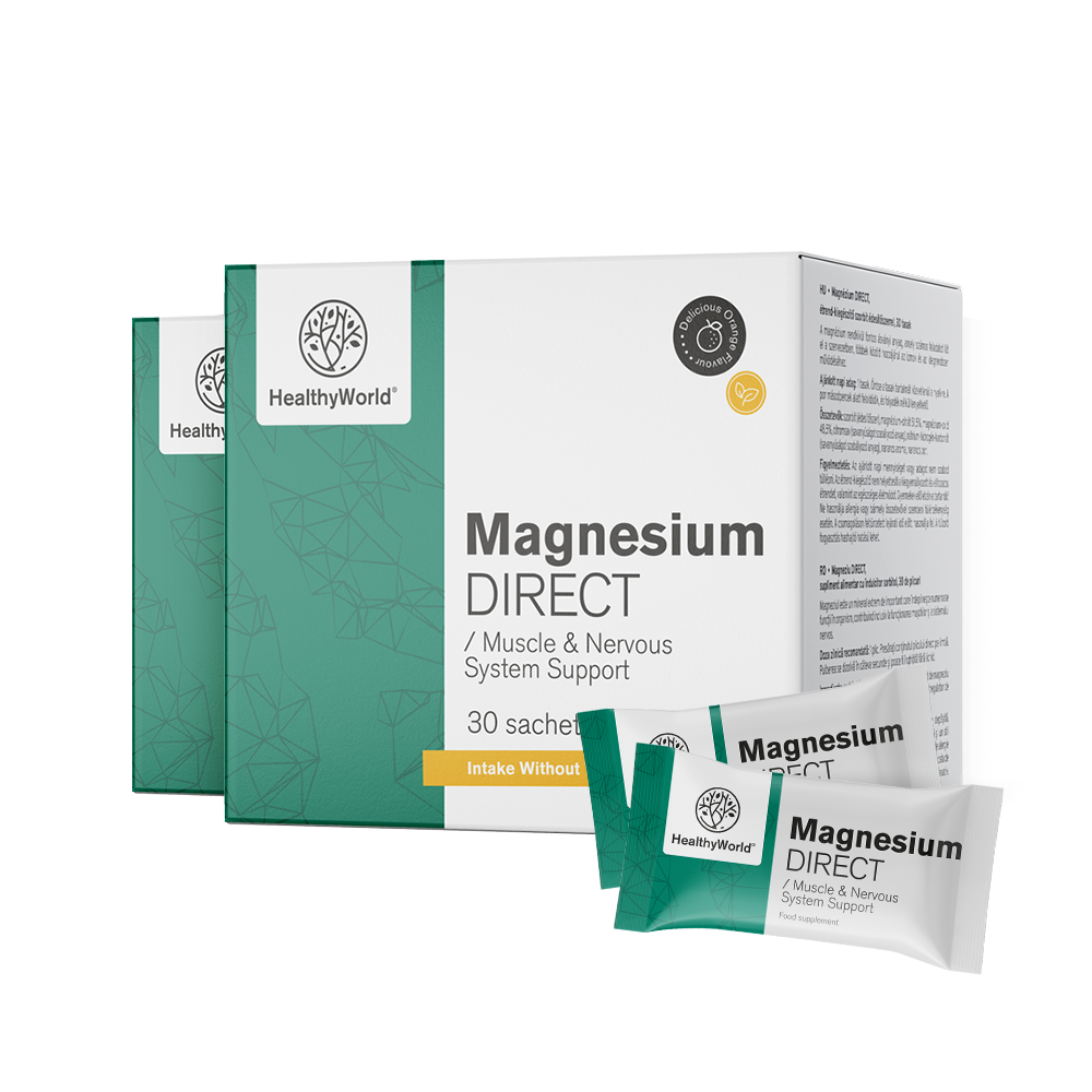Magnesium DIRECT 400 mg mit Orangengeschmack