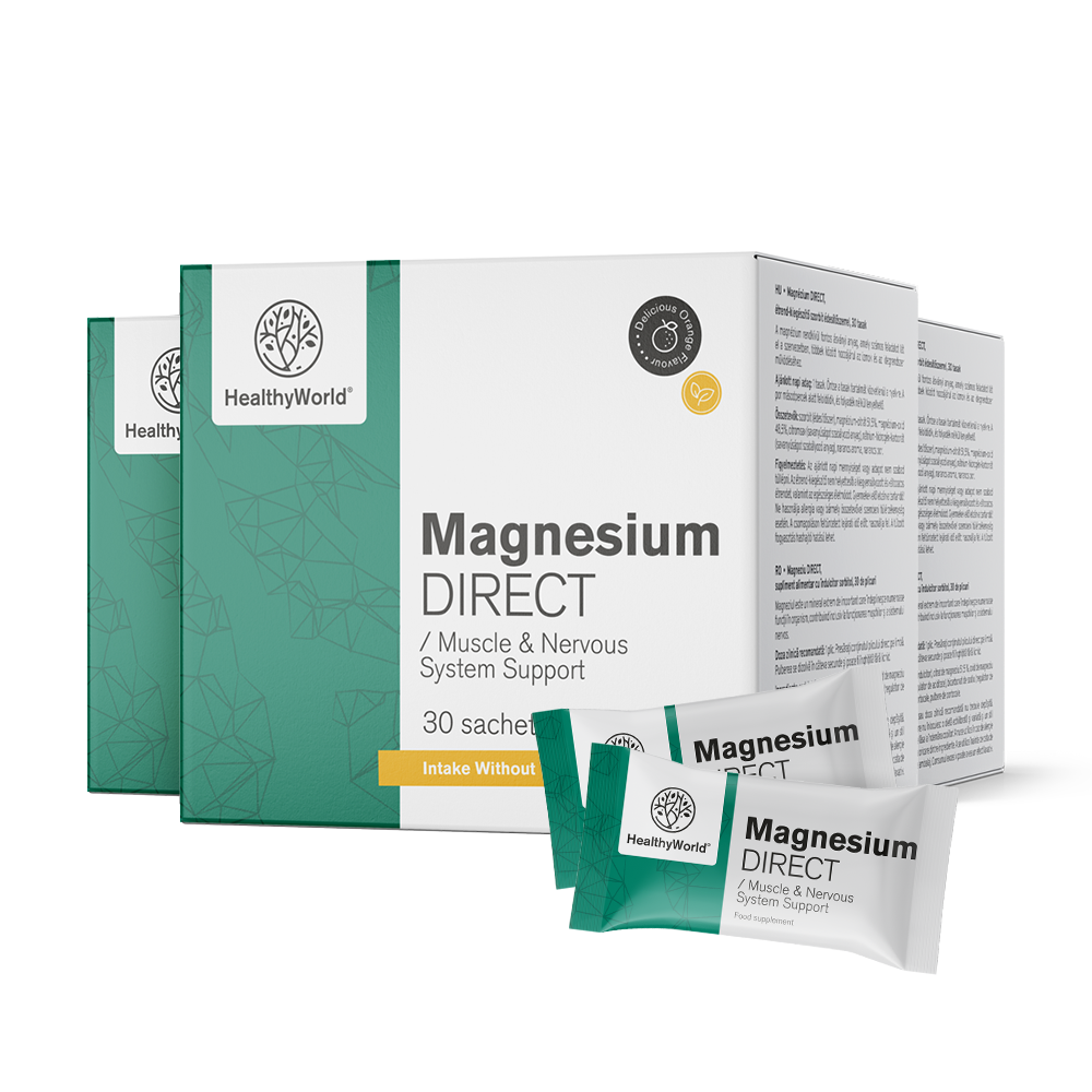 Magnesium DIRECT 400 mg mit Orangengeschmack