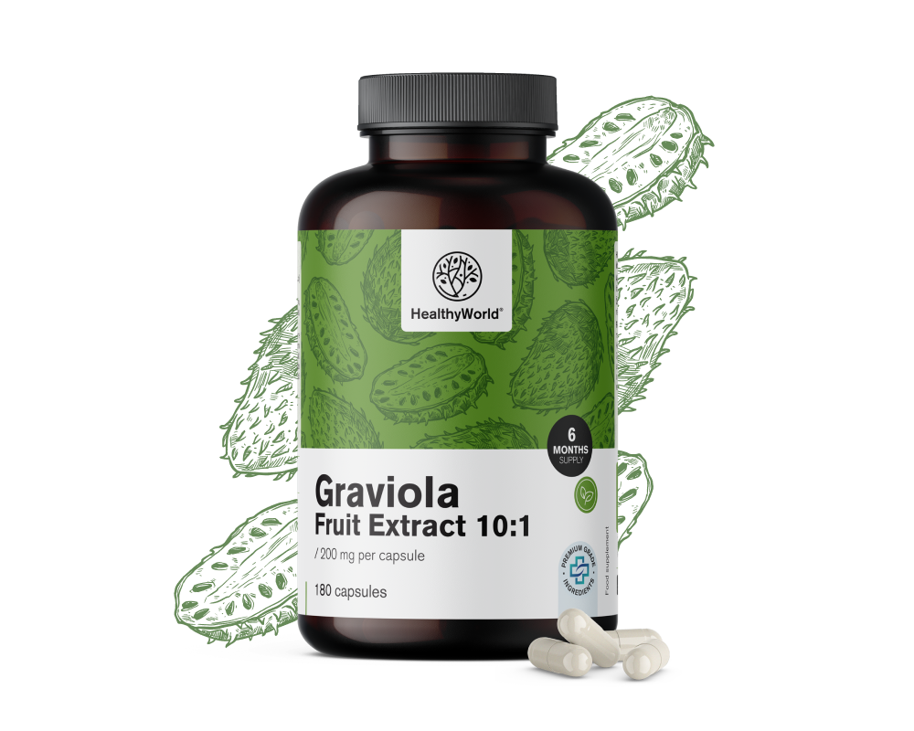 Graviola 200 mg – Extrakt 10:1