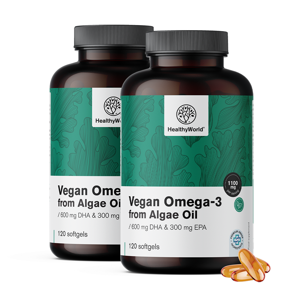 Vegane Omega-3 1100 mg - aus Algen