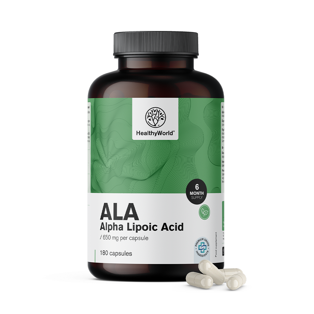 ALA - Alpha-Liponsäure 650 mg.
