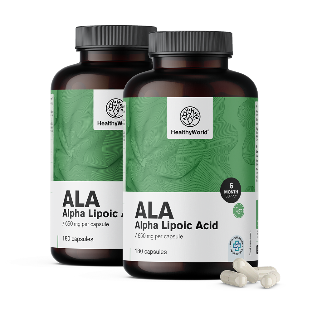 ALA - Alpha-Liponsäure 650 mg.