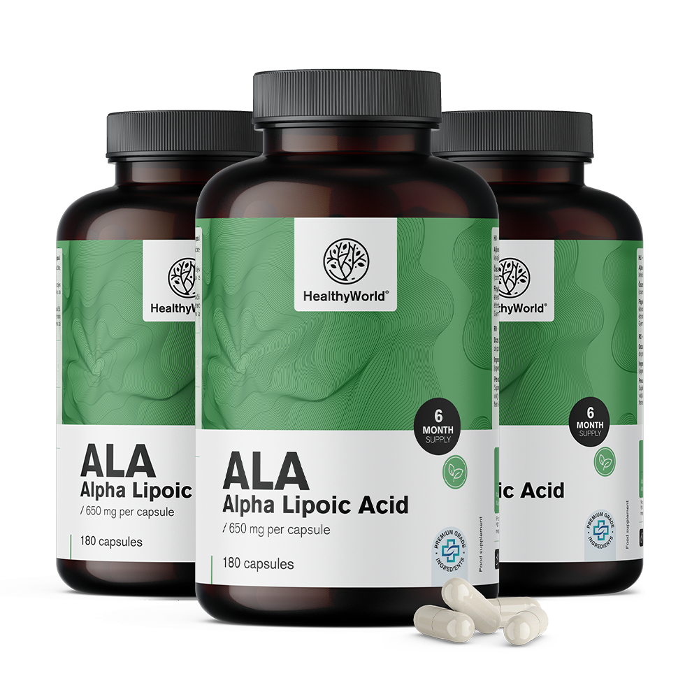 ALA - Alpha-Liponsäure 650 mg.