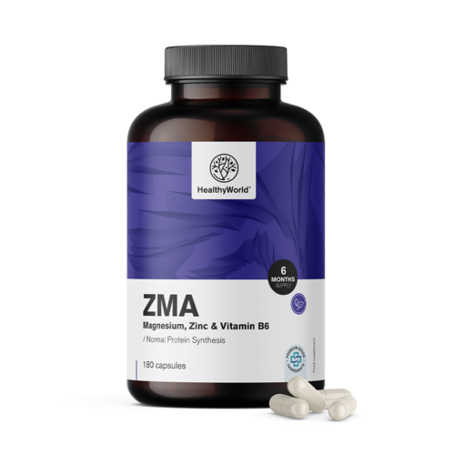 ZMA – Magnesium, Zink und B6, 180 Kapseln