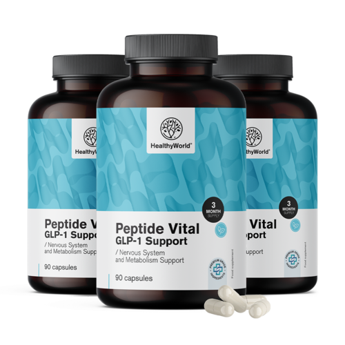 3x Peptide Vital, GLP-1 Komplex, zusammen 270 Kapseln