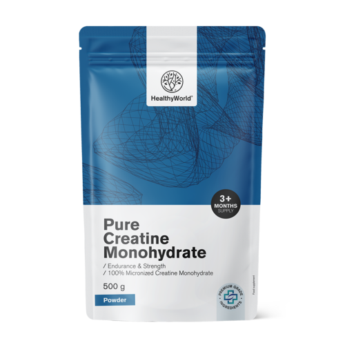 Pure Kreatinmonohydrat in Pulverform, 500 g