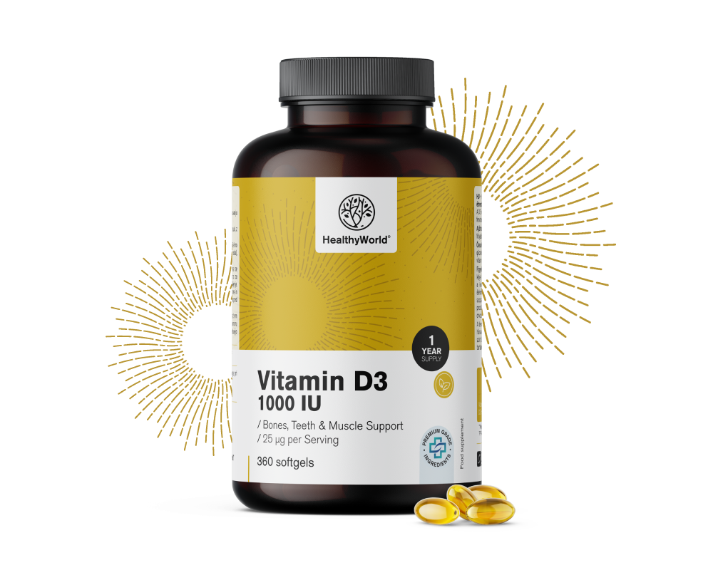 Vitamin D3 1000&nbsp;I.E.