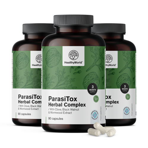 3x ParasiTox – Kräuterkomplex, zusammen 270 Kapseln