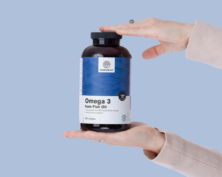 Omega-3 1000 mg – aus Fischöl